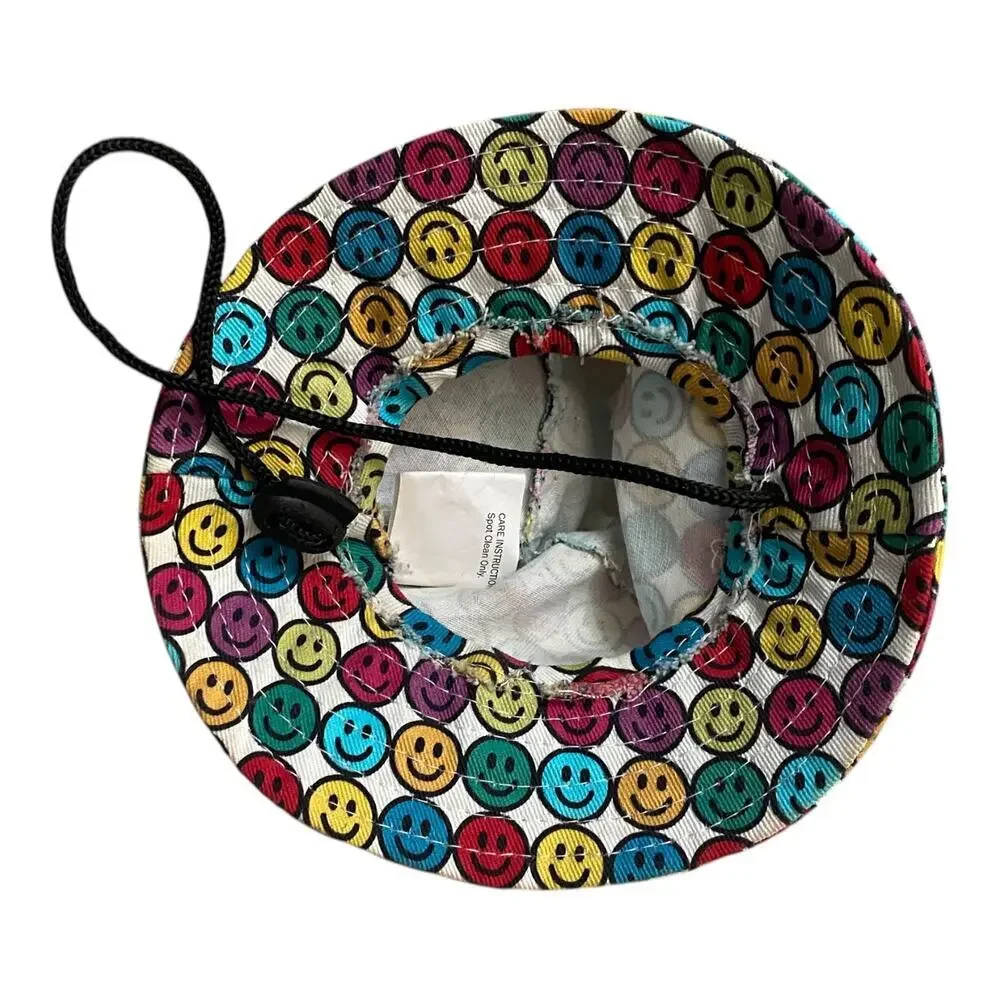 NWT Bundle Size XS Dog Clothes Hat T-shirt Colorful Summer Smiley Short Sleeve